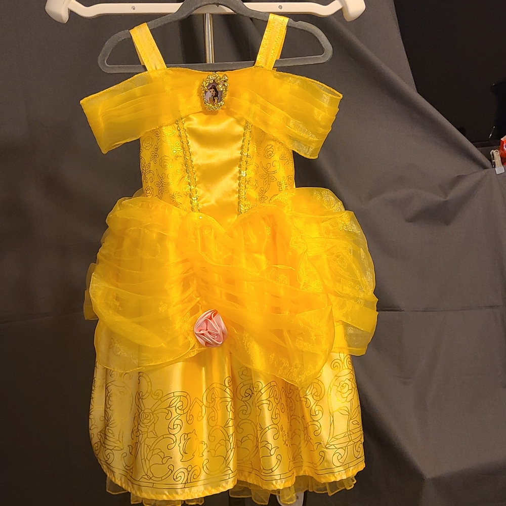 Disney Belle Costume Dress, Size 5/6